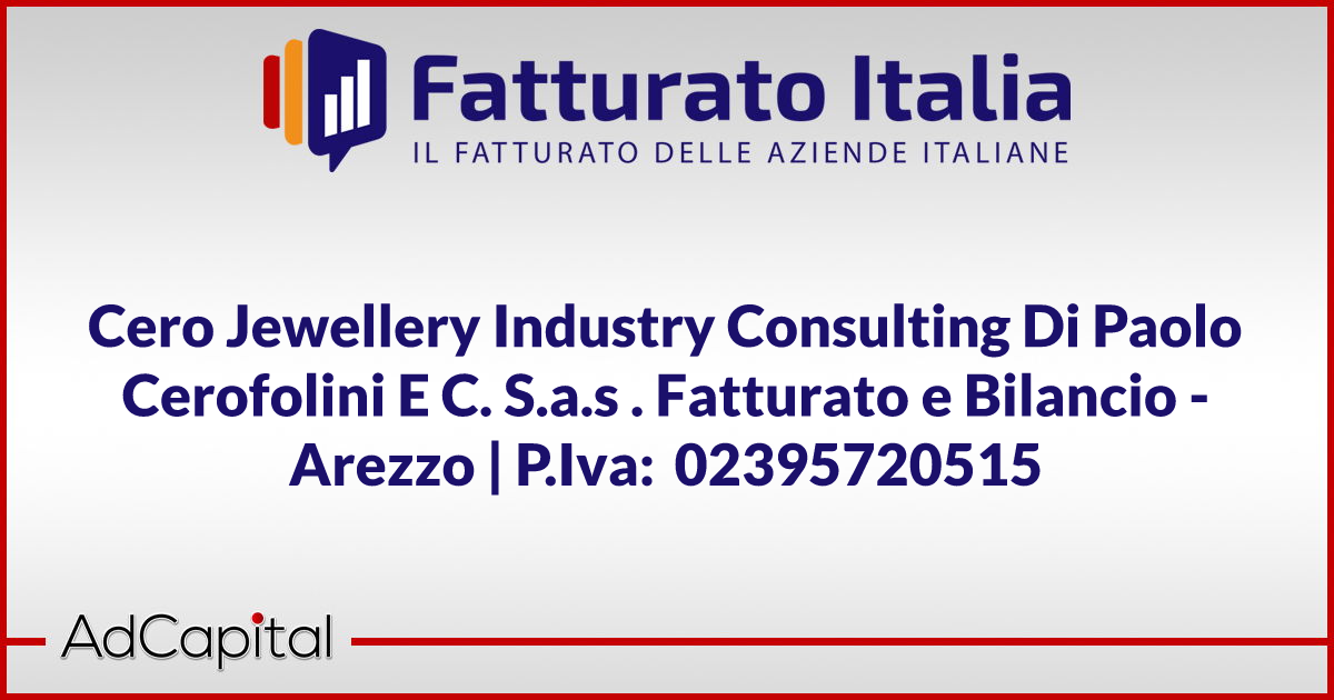 Cero Jewellery Industry Consulting Di Paolo Cerofolini E C. S.a.s